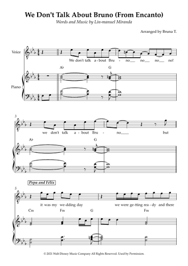 We Don't Talk About Bruno (arr. BrunaT.)