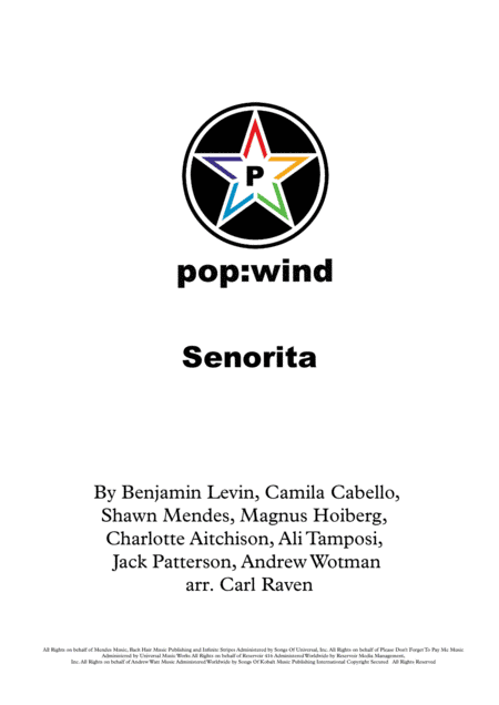 Senorita (arr. Carl Raven)