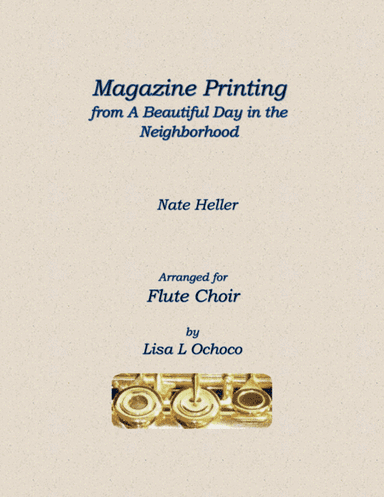 Magazine Printing (arr. Lisa L Ochoco)