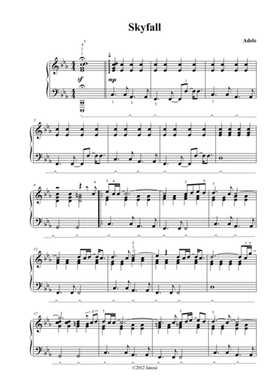 Skyfall (arr. Thomas Jancso)