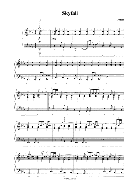 Skyfall (arr. Thomas Jancso)