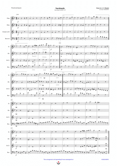 Sarabande (arr. Josef STASTNY)