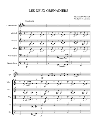 Les Deux Grenadiers (arr. Nick Lacanski)
