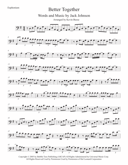 Better Together (arr. Kevin Busse)