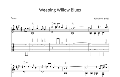Weeping Willow Blues (arr. Bettina Schipp)