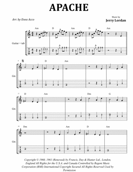 Apache (arr. Enea Acco)