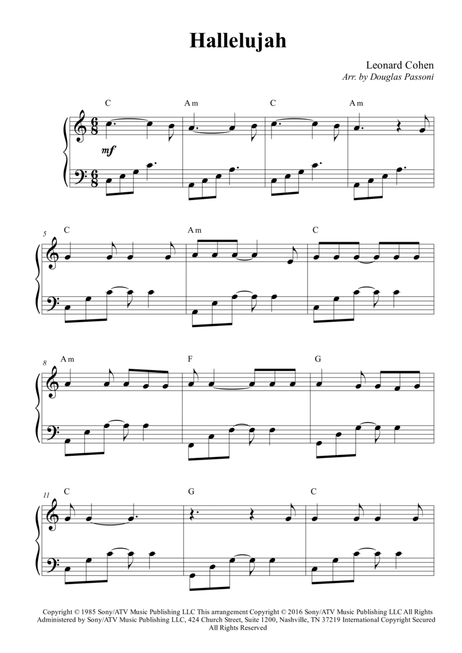 Hallelujah (arr. Douglas Passoni)