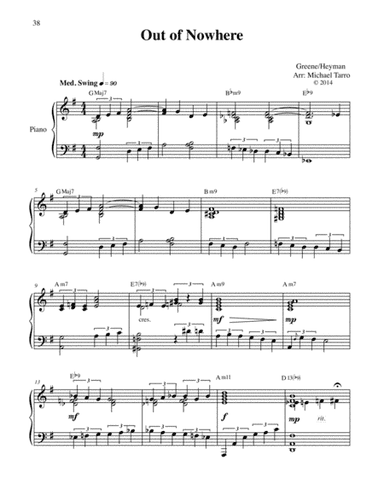 Out Of Nowhere (arr. MICHAEL TARRO)