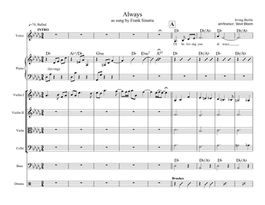 Always (arr. Steve Bloom)