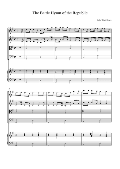 The Battle Hymn of the Republic (arr. Alex Nunes Rodrigues)