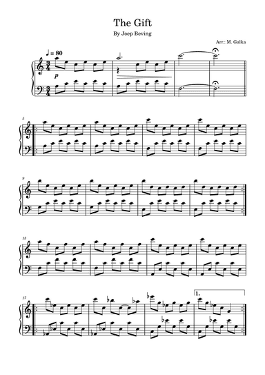 The Gift (arr. M. Galka)