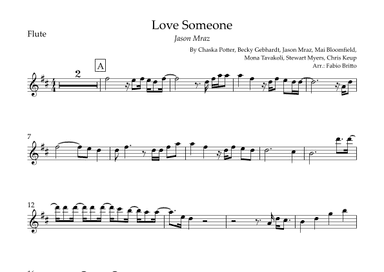 Love Someone (arr. Fabio Britto)