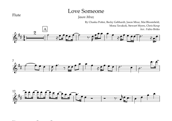 Love Someone (arr. Fabio Britto)