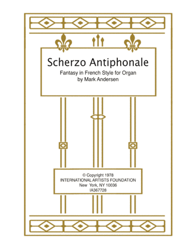 Scherzo Antiphonale for organ in French style