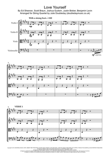 Love Yourself (arr. Julie Doubleday)