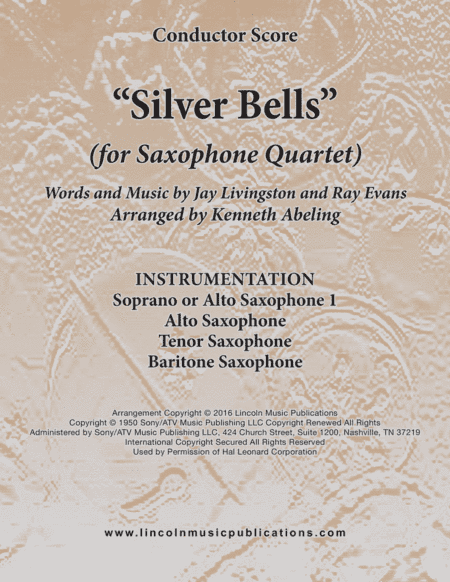 Silver Bells (arr. Kenneth Abeling)