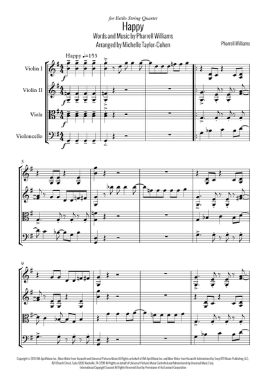 Happy (arr. Michelle Taylor-Cohen)