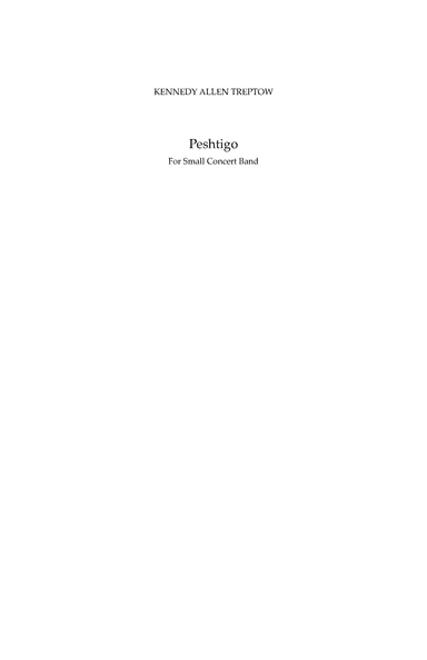 Peshtigo for Small Concert Band