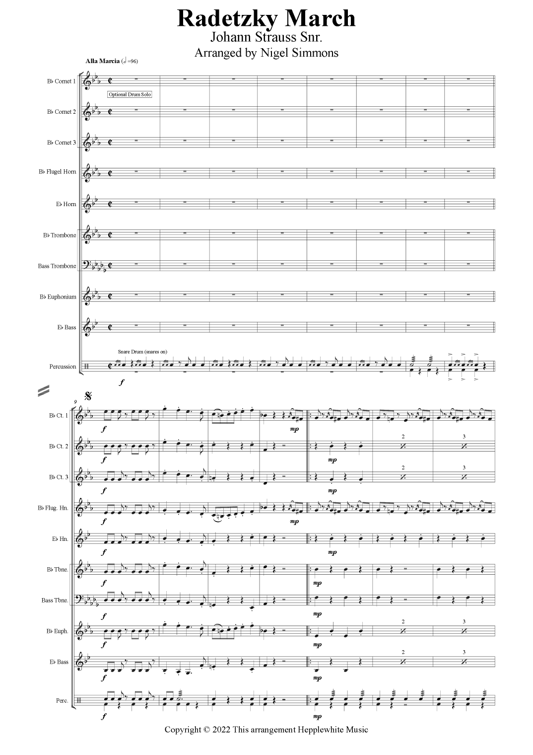 Radetzky March (arr. Nigel Simmons)