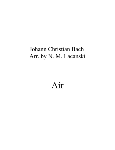 Air (arr. Nick Lacanski)