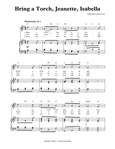 Bring a Torch, Jeanette, Isabella (arr. Mark Phillips)