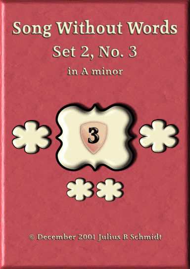 Song Without Words Set 2, No. 3 in A minor