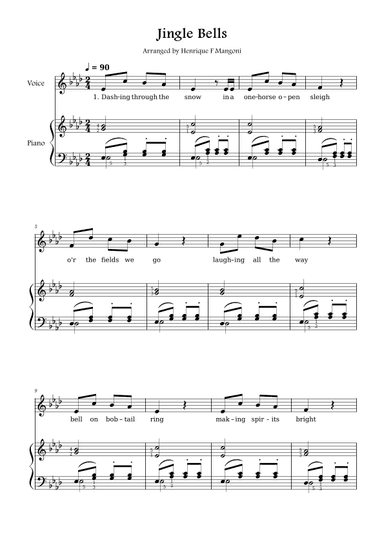Jingle Bells (arr. Henrique F Mangoni)