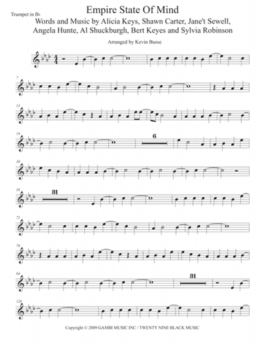 Empire State Of Mind (Part II) Broken Down (arr. Kevin Busse)