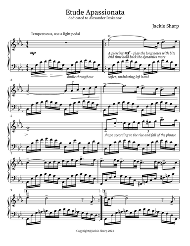 Etude Appassionata