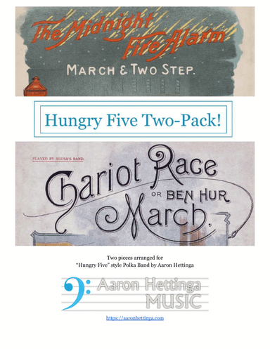 Hungry Five Two-Pack - Two E.T. Paull pieces for "Hungry Five" Band (arr. Aaron Hettinga)