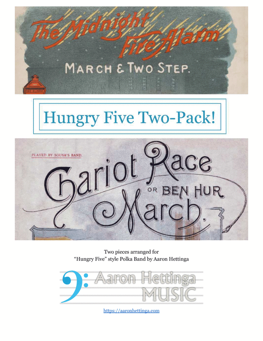 Hungry Five Two-Pack - Two E.T. Paull pieces for "Hungry Five" Band (arr. Aaron Hettinga)