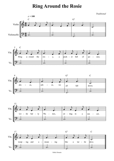 Ring Around the Rosie (arr. Wesley S. SIlva)