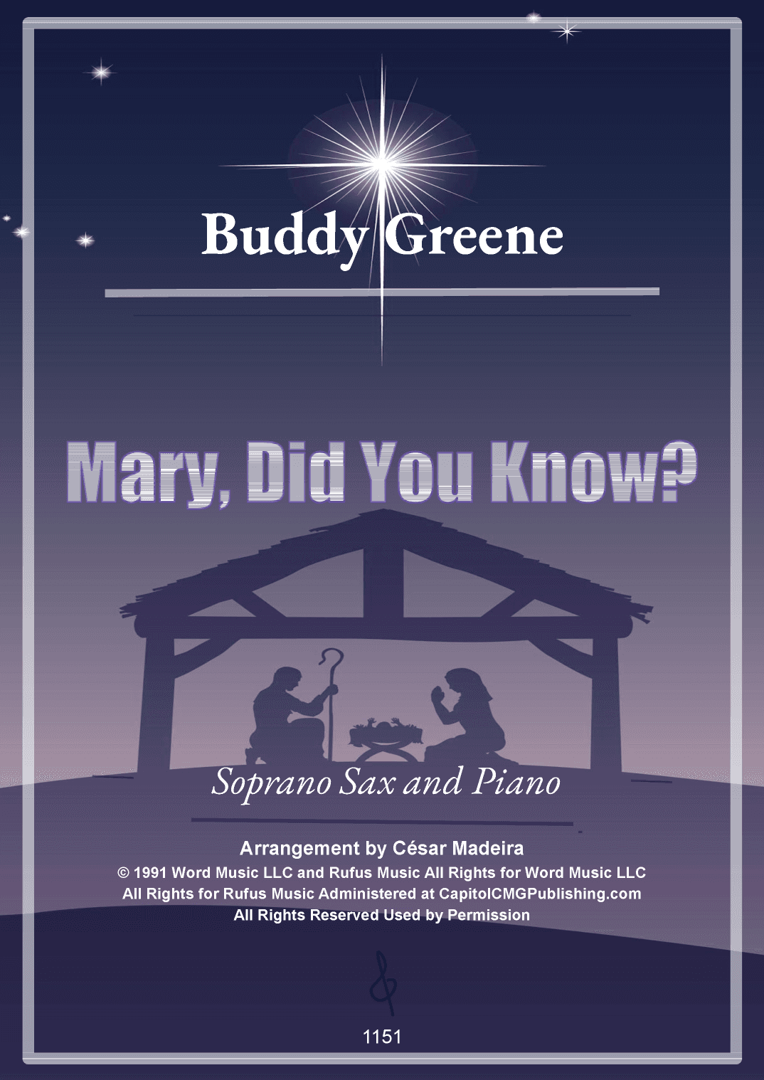 Mary, Did You Know? (arr. César Madeira)