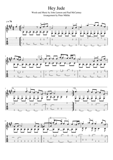 Hey Jude (arr. Peter Miklitz)