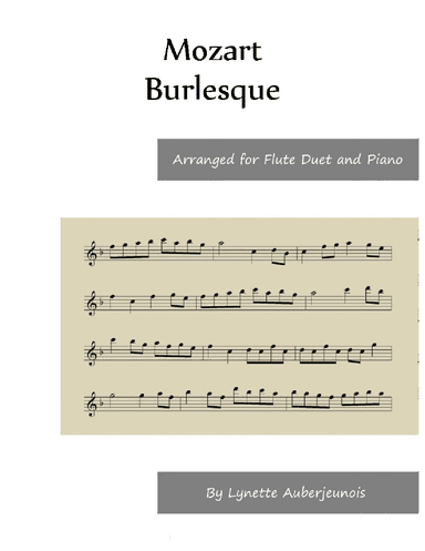 Burlesque - Flute Duet and Piano (arr. Lynette Auberjeunois)