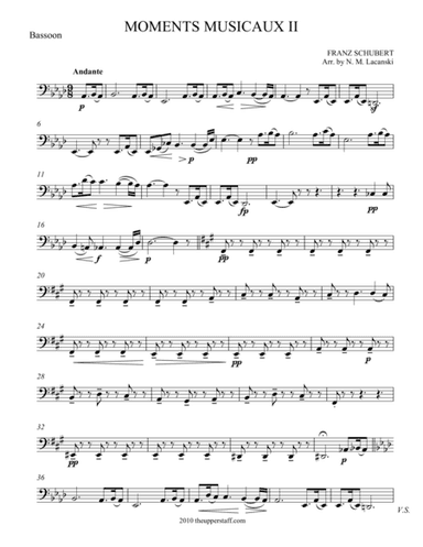 Moments Musicaux II (arr. Nick Lacanski)
