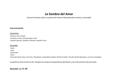 La Sombra del Amor
