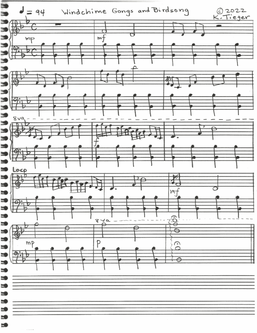 Windchime Gongs and Birdsong