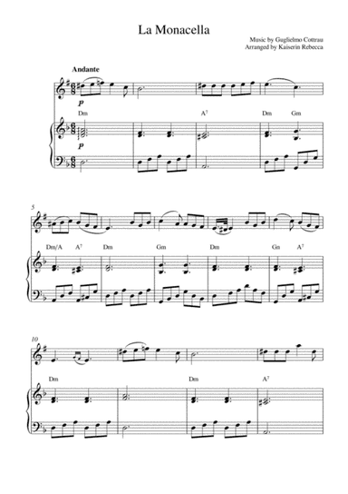 La Monacella (arr. Kaiserin Rebecca)