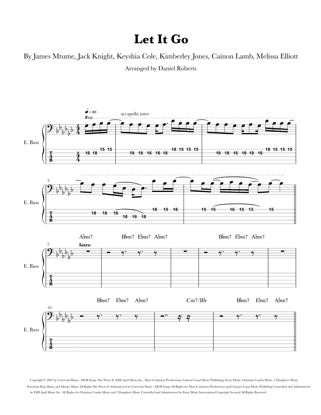 Let It Go (arr. Daniel Roberts)