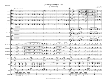Quiet Nights Of Quiet Stars (Corcovado) (arr. Dean Mounts)