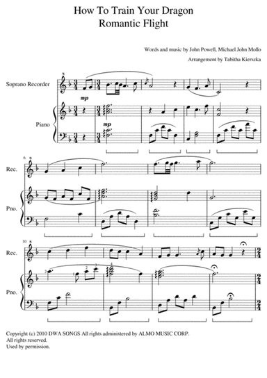 How To Train Your Dragon (arr. Tabitha Kierszka)