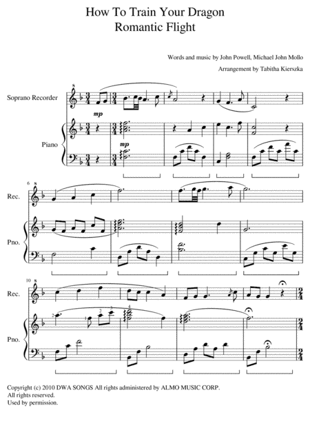 How To Train Your Dragon (arr. Tabitha Kierszka)