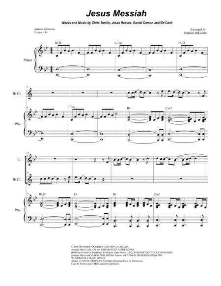 Jesus Messiah (arr. Stephen DeCesare)