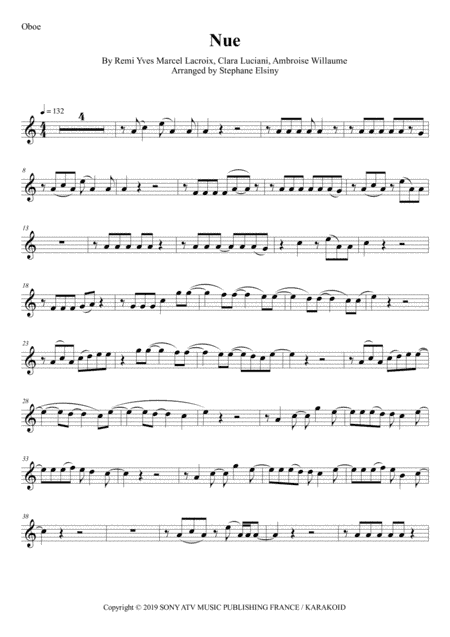 Nue (arr. Stephane ELSINY)