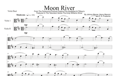 Moon River (arr. P. R. Frederick)