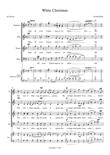White Christmas (arr. Oliver Bowes)