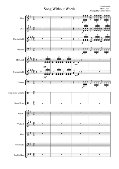 Funeral March from 'Songs without words' (arr. Carl Rochford)
