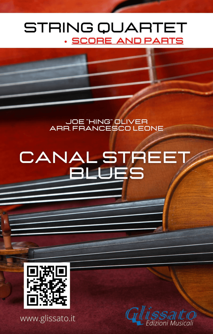 String Quartet : Canal Street Blues (parts and score) (arr. Francesco Leone)