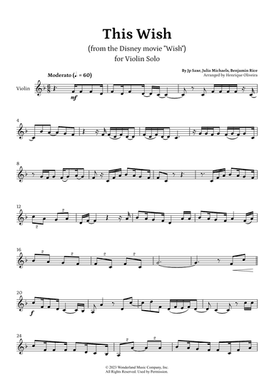 This Wish (arr. Henrique Oliveira)